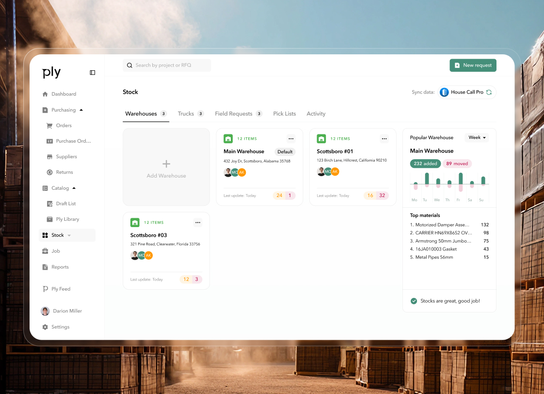 Ply — Logistics CRM